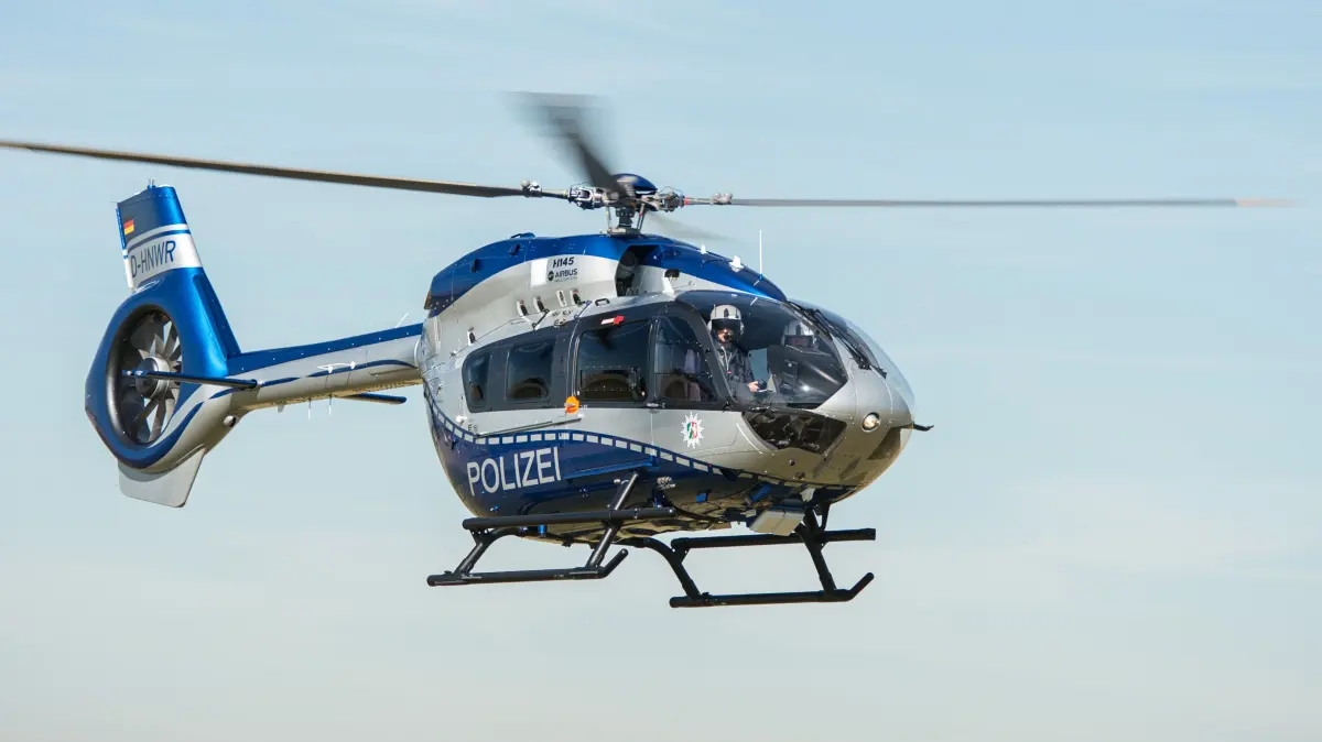 In Cottbus kam es zu einem versuchten Einbruch in einen Großmarkt. Bei der Fahndung kam ein Hubschrauber zum Einsatz. (Symbolbild)