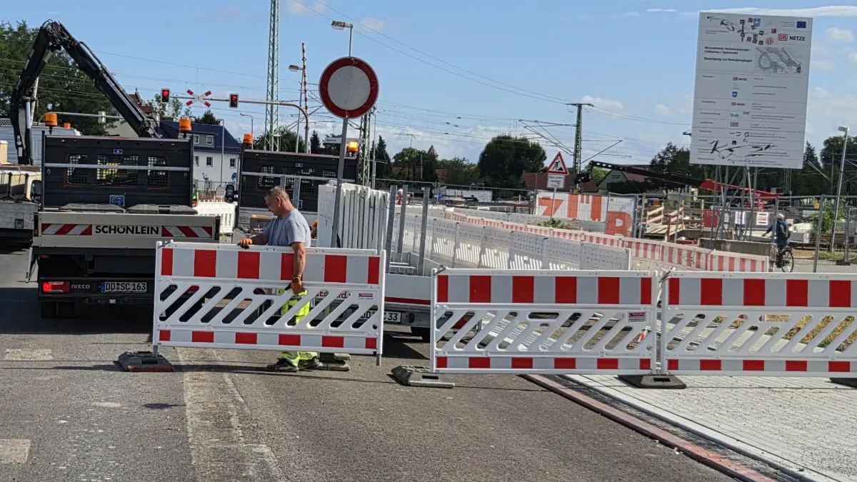 Die nächsten knapp drei Monate gesperrt ist die Einfahrt in die Altstadt von Lübbenau auf der L49 aus Richtung Lübben. Die Berliner Straße wird an den Verkehrsknoten Nordkopf angeschlossen.