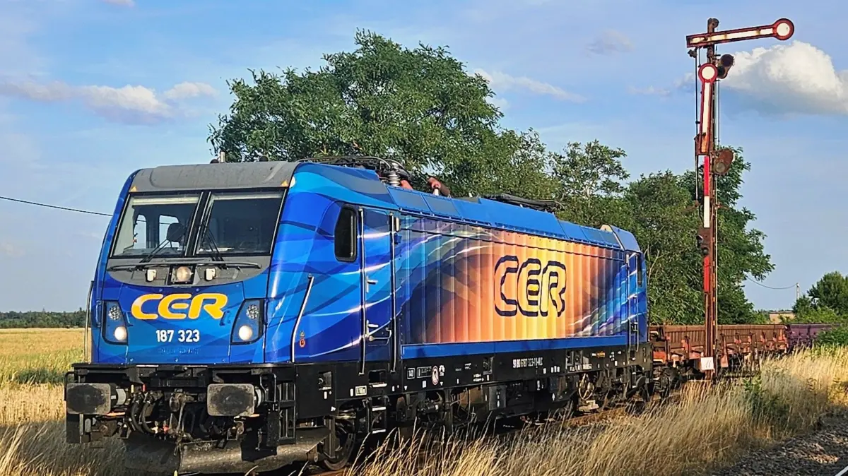 Eine weitere Lok zum Besichtigen: Die BR 187 ist eine moderne Elektrolokomotive vom Hersteller Bombardier, gebaut ab 2010.