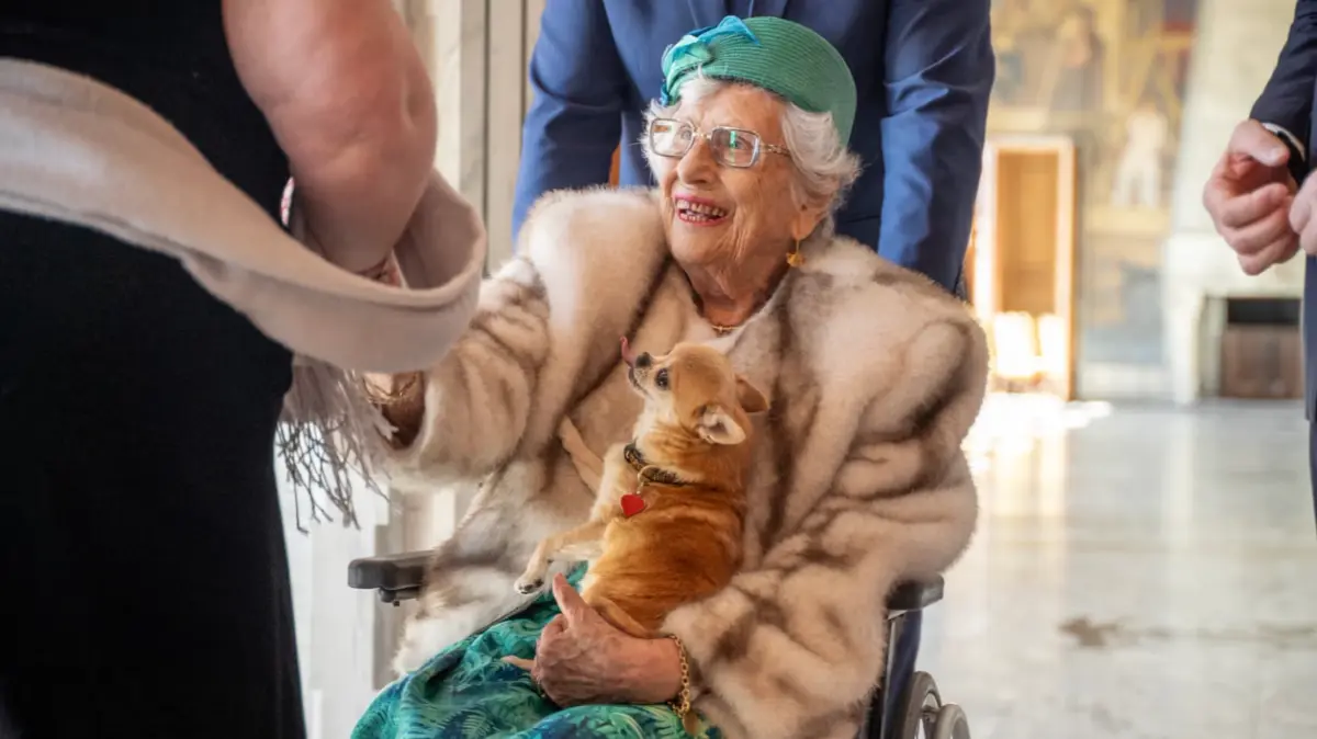 Prinzessin Astrid mit Wilma bei der Feier zum 50-jährigen Bestehen von Dysleksi Norge.