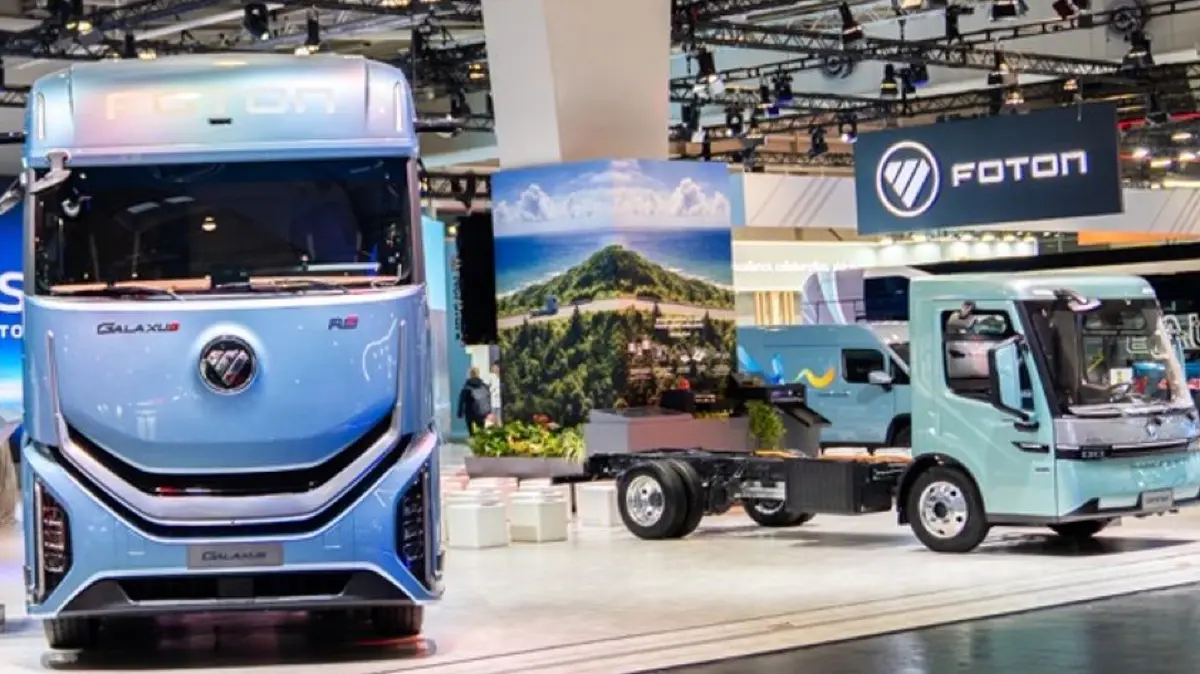 FOTON präsentiert sein gesamtes Produktportfolio auf der IAA TRANSPORTATION 2026 in Hannover und treibt seine internationale Expansion weiter voran: Am Stand von BAIC FOTON auf der IAA TRANSPORTATION 2026 zeigt das Unternehmen die gesamte Bandbreite seines Nutzfahrzeugportfolios / Weiterer Text über ots und www.presseportal.de/nr/183282 / Die Verwendung dieses Bildes für redaktionelle Zwecke ist unter Beachtung aller mitgeteilten Nutzungsbedingungen zulässig und dann auch honorarfrei. Veröffentlichung ausschließlich mit Bildrechte-Hinweis.