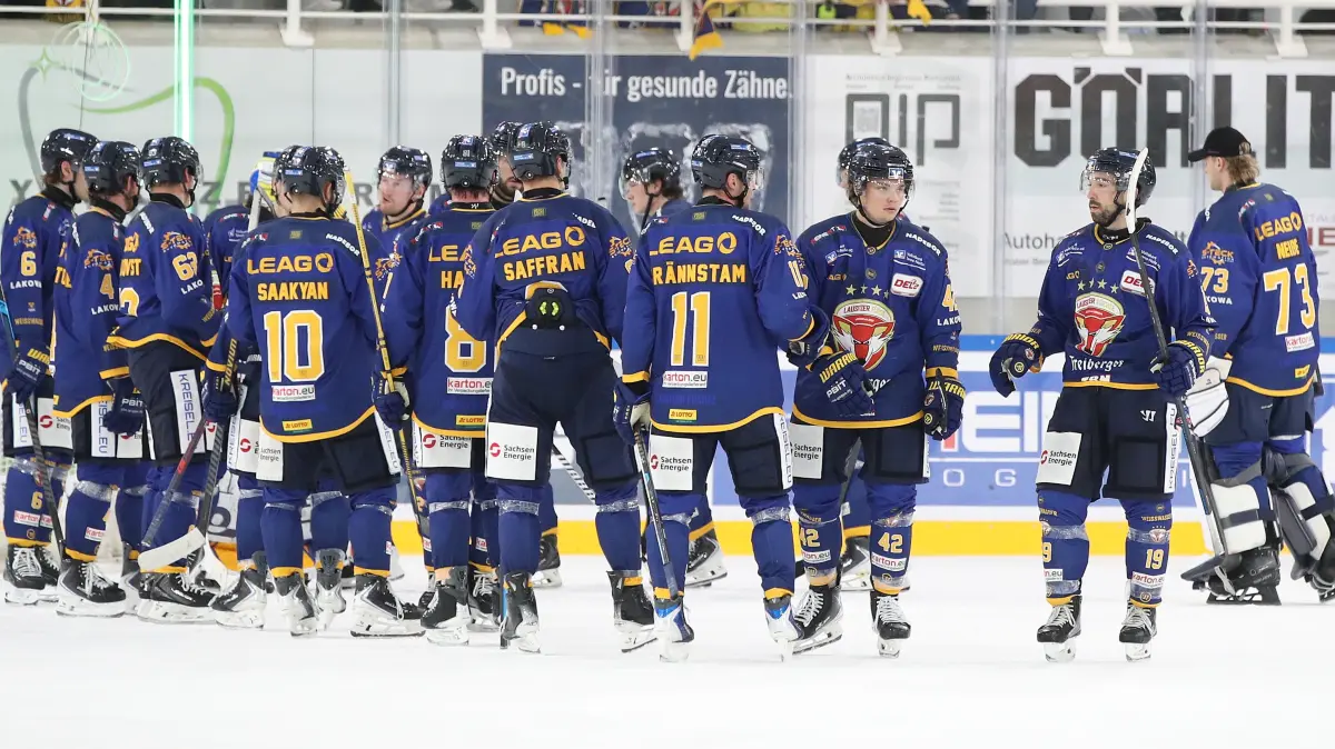 Lausitzer Fuechse vs. EV Landshut: 18.09.2026, Weisswasser, Lausitzer Fuechse vs. EV Landshut
Fuechse nach der Niederlage