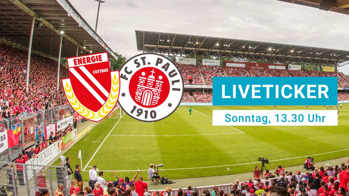 Facebook-Ankünder Energie Cottbus St. Pauli