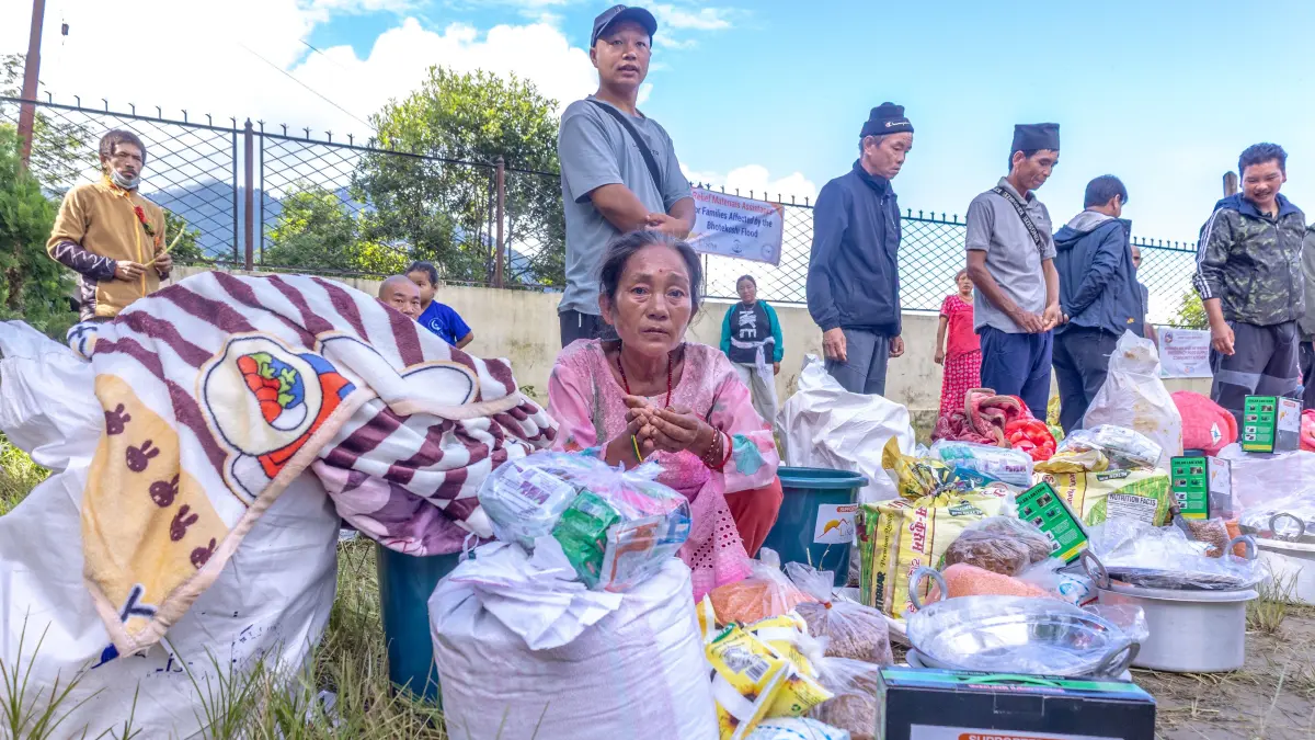Hilfsgüter für 1500 Menschen: nach der gigantischen Sturzflut in Nepal vom 26. August 2026 hat auch der Gubener Verein LiScha Himalaya in der betroffenen Krisenregion geholfen.