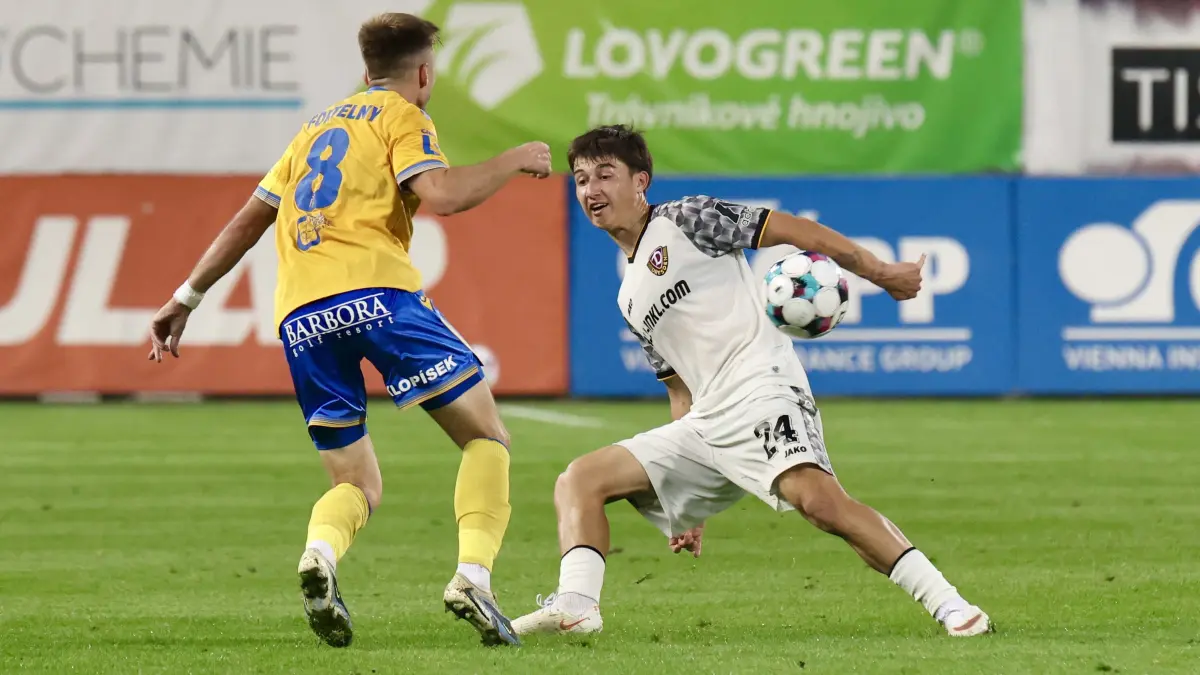 Dynamo Dresden, Teplice , Stadion AGC Arena, FK Teplice , Fußball , Testspiel