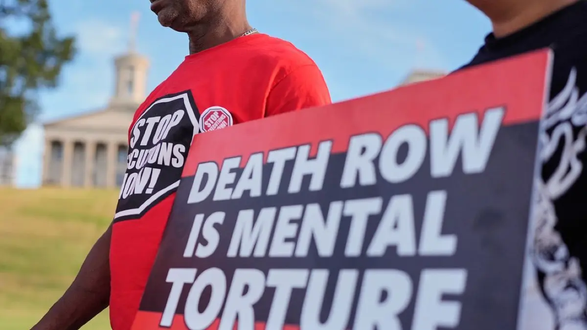 Protest gegen die Todesstrafe in den USA.