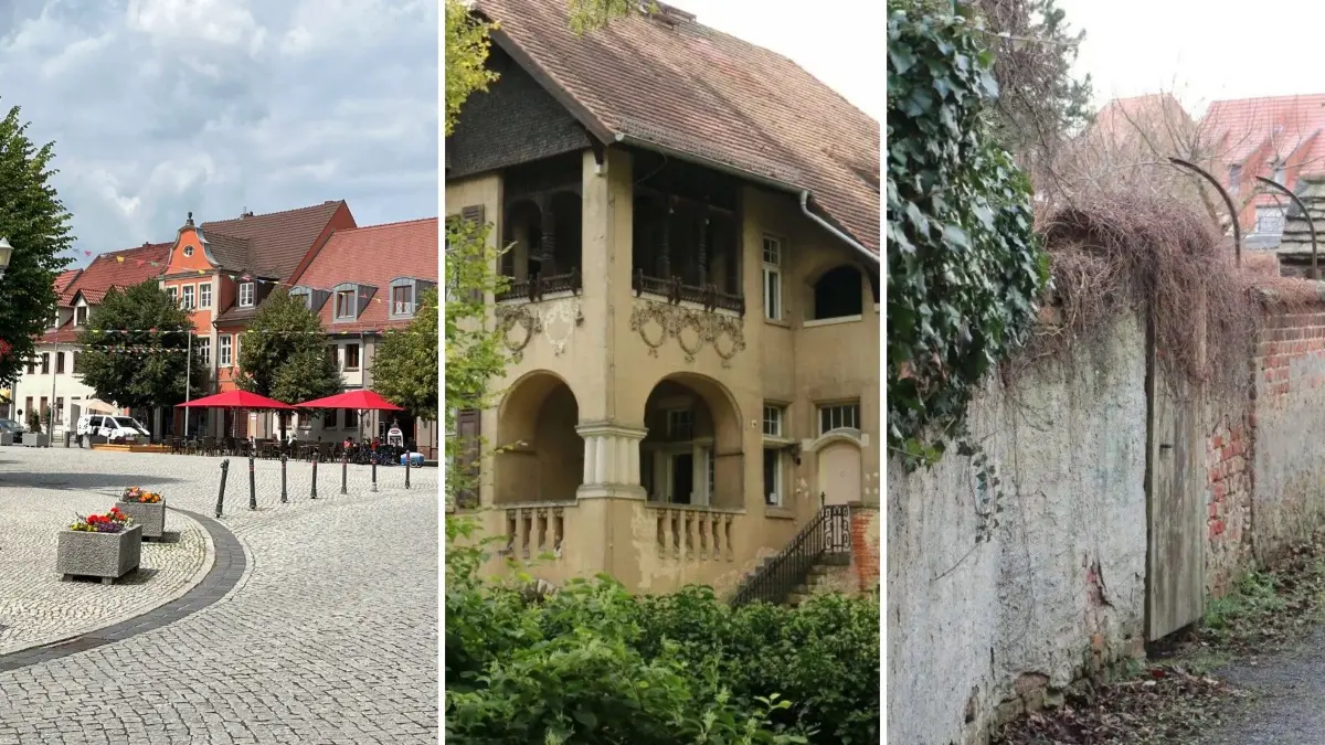 Marktplatz, Marx'sche Villa und Stadtmauer gehören zu den Projekten, die die Altstadt in Herzberg/Elster in den kommenden Jahren verändern sollen. Welche Vorhaben jetzt Priorität haben, hat die Stadt festgelegt.