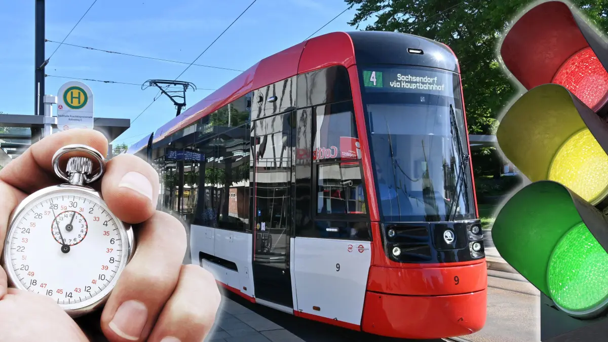Straßenbahnlinie 4 in Cottbus