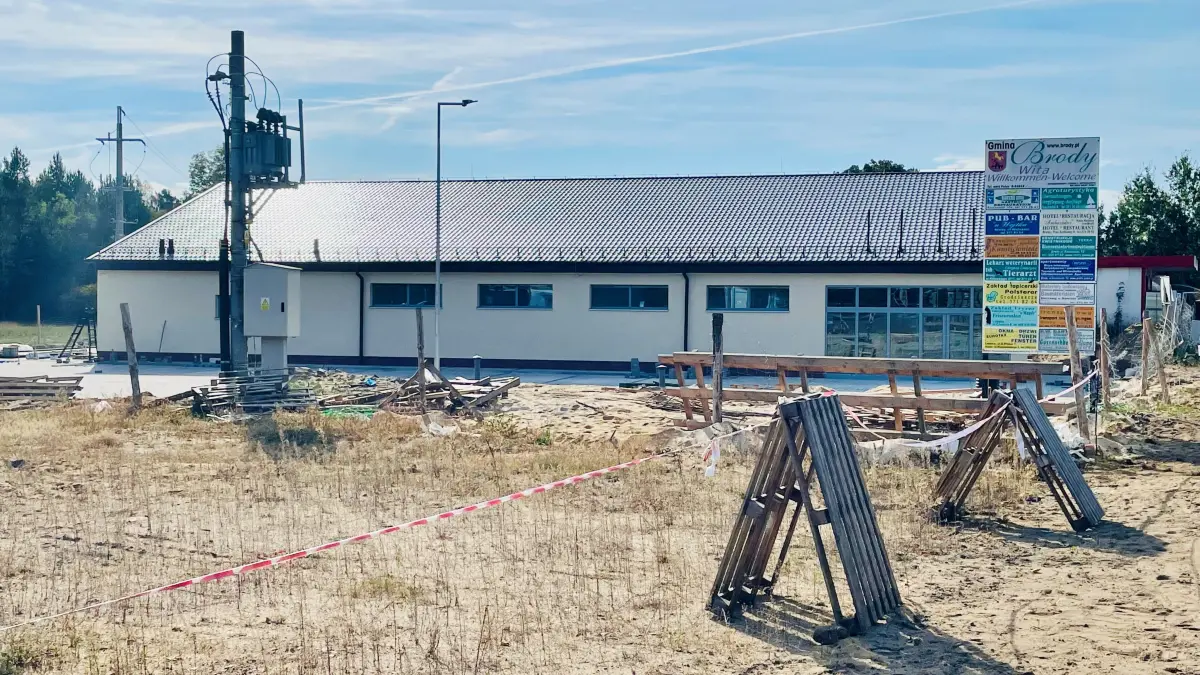 Dino-Supermarkt in Zasieki/Polen bei Forst (Lausitz)