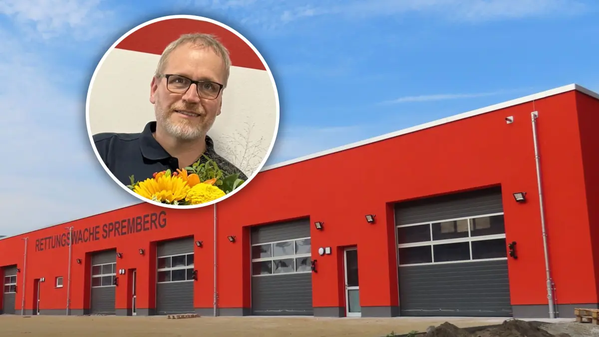 Fotomontage Rettungswache Spremberg Haraszin