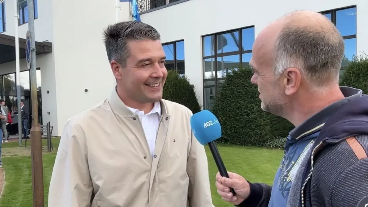Fußball FLB-Vizepräsident Robert Nitz, auch Vorsitzender FK Ostbrandenburg