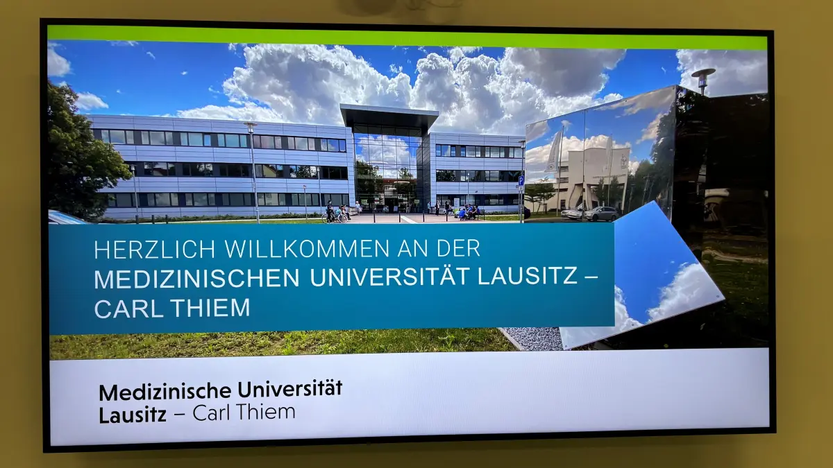 Die Medizinische Universität Lausitz - Carl Thiem (MUL - CT) heißt ihre ersten 38 Studierenden willkommen.