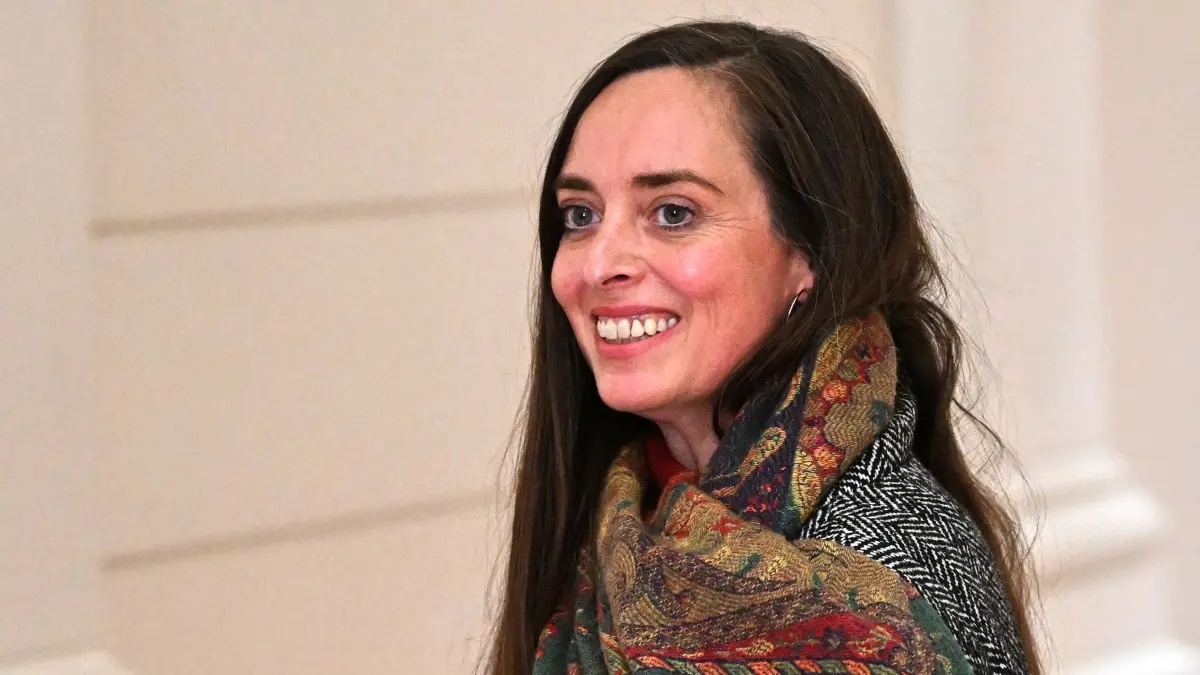 Fraktionssitzung der Berliner Linken: 13.10.2026, Berlin: Vanessa Emde (Die Linke) kommt im Berliner Abgeordnetenhaus zur Fraktionssitzung ihrer Partei. Foto: Soeren Stache/dpa +++ dpa-Bildfunk +++