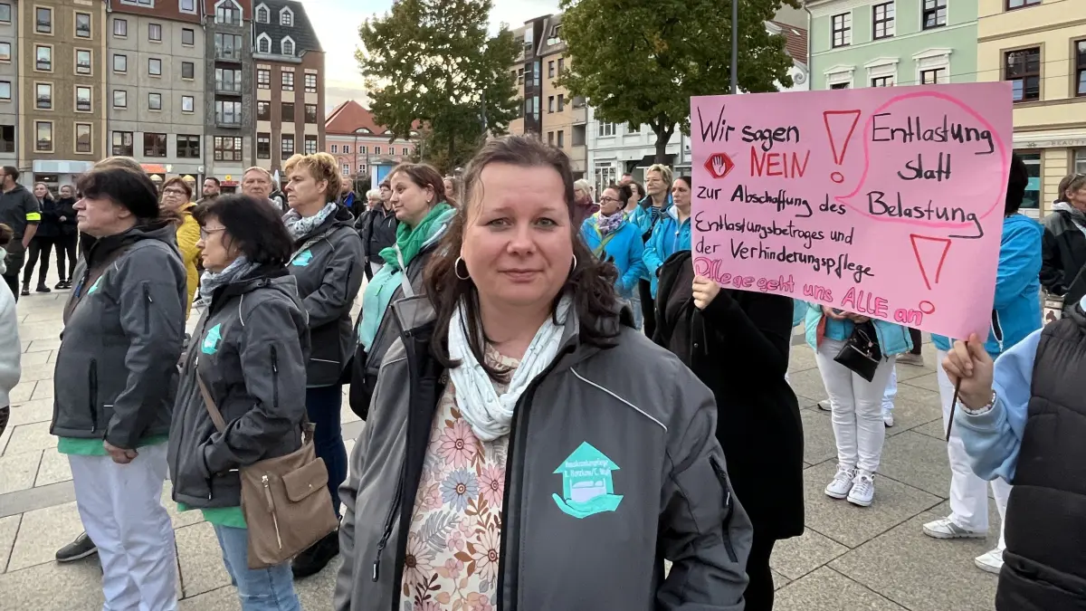 Christin Wulf betreibt einen eigenen Pflegedienst in Kolkwitz.