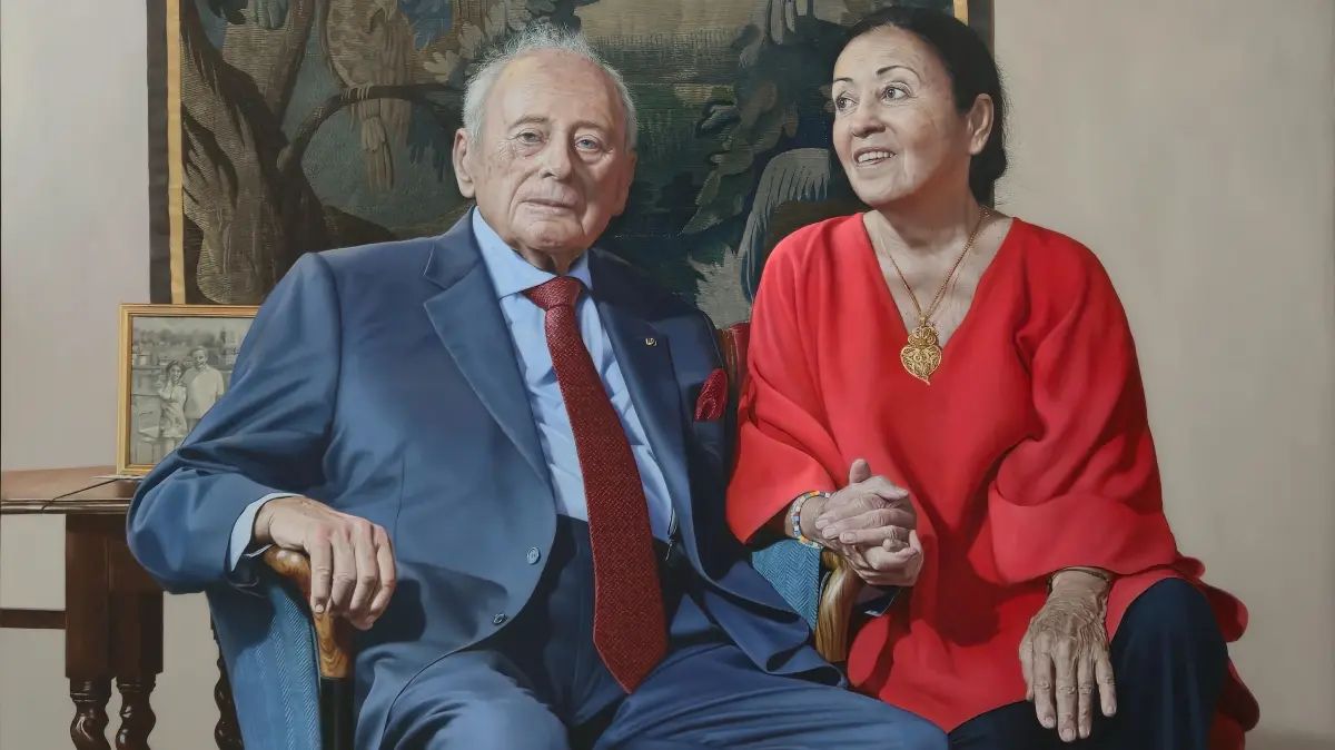 Massimiliano Pironti, Porträt Reinhold und Carmen Würth