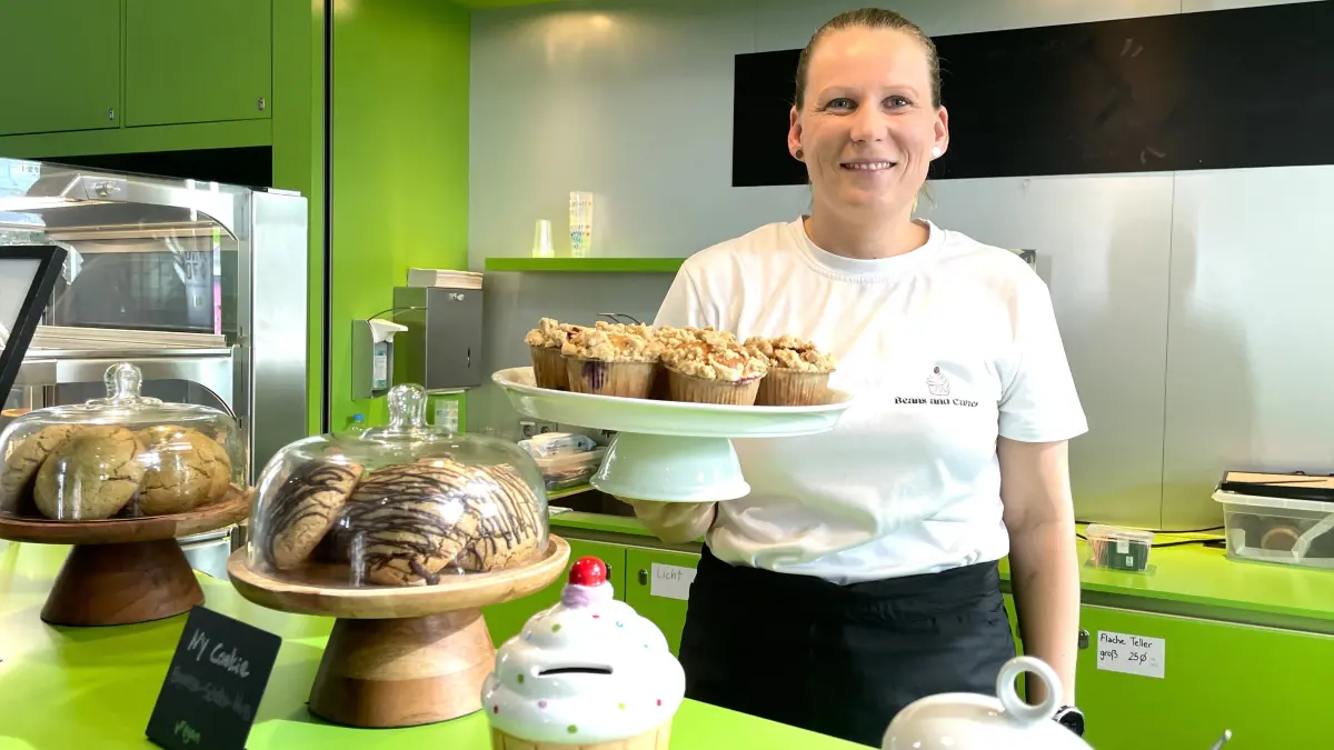 Melanie Lehmann von der Konditorei Beans & Cakes in Finsterwalde am 14.10.2026 in der TU Berlin