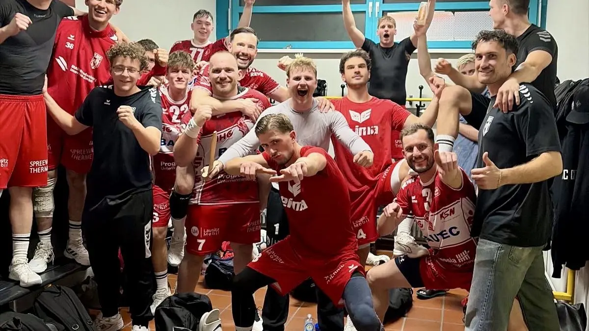 Der LHC Cottbus feiert den sechsten Sieg im sechsten Spiel der Handball-Regionalliga Ostsee-Spree.