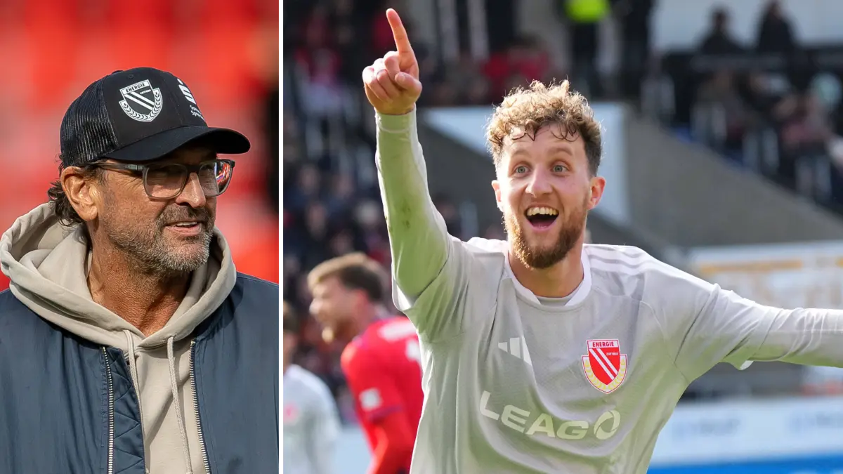 Trainer Claus-Dieter Wollitz hält bei Energie Cottbus große Stücke auf Tim Campulka, auch wenn der Innenverteidiger oft nur auf der Bank sitzt.