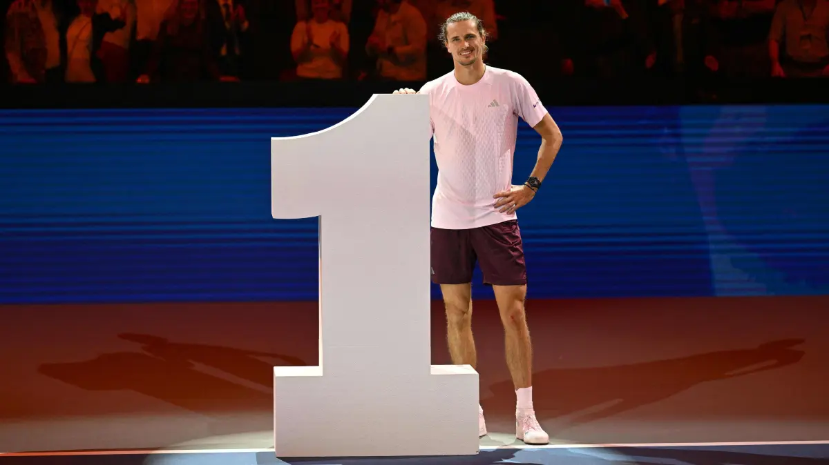 Tennis: ATP tour 2026 - Vienna Open: Day 3: Germany's Alexander Zverev poses after his match against Netherland's Tallon Griekspoor (not pictured) at the Erste Bank Open 2026 ATP 500 tennis tournament in Vienna, Austria, on October 29, 2026. Alexander Zverev accelerated his ascension to number one in the world rankings for the first time in his career on October 29, 2026 as he beat Tallon Griekspoor 6-4, 7-5 to reach the quarter-finals of the Vienna Open.
The 29-year-old German was already assured of finishing the season top of the ATP rankings but, in the absence of current incumbent Jannik Sinner, two-time Grand Slam champion Zverev will now take that crown in next week's updated standings after winning his opening two matches in the Austrian capital. (Photo by HELMUT FOHRINGER / APA / AFP) / Austria OUT